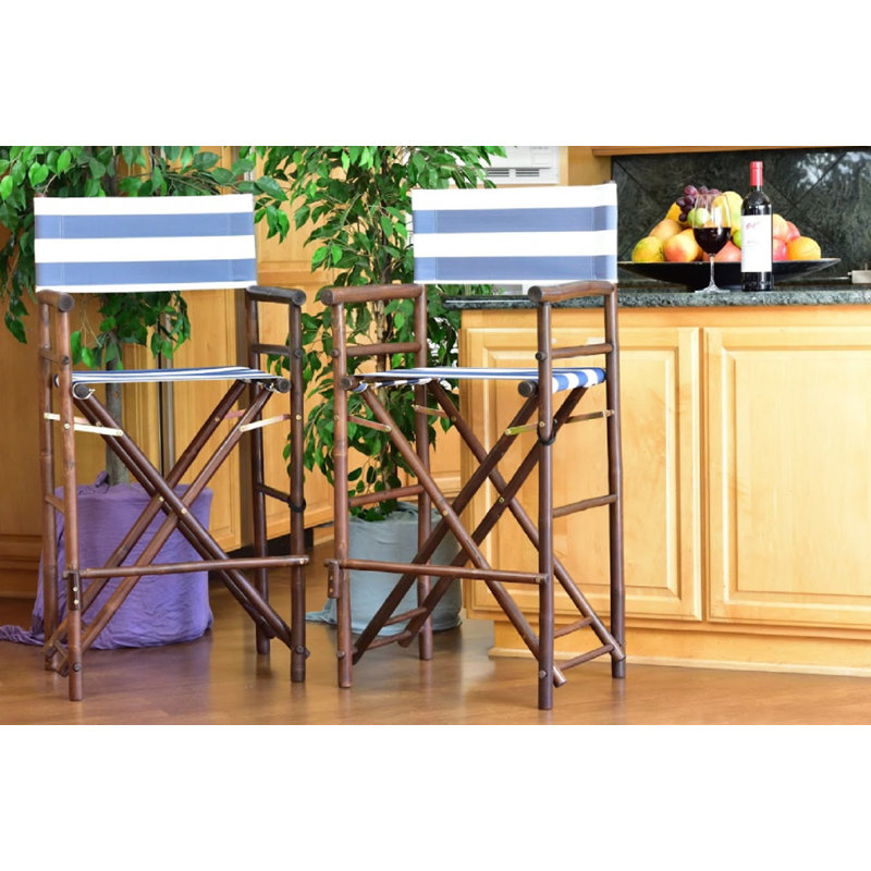 Tabouret de bar 30,5 po Carsdale, Bleu