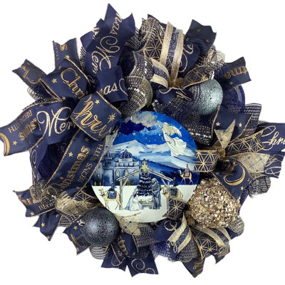Couronne de Noël bébé Jésus