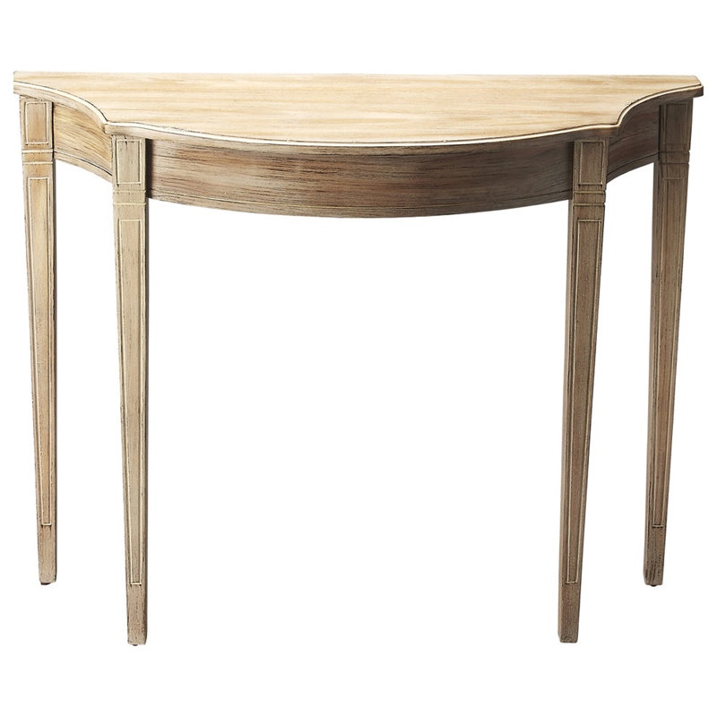 Cindy L Console Demilune, Gris