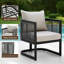 The Elegant Luxury Ensemble de conversation avec 2 fauteuils, 2 tables basses et canapé-lit