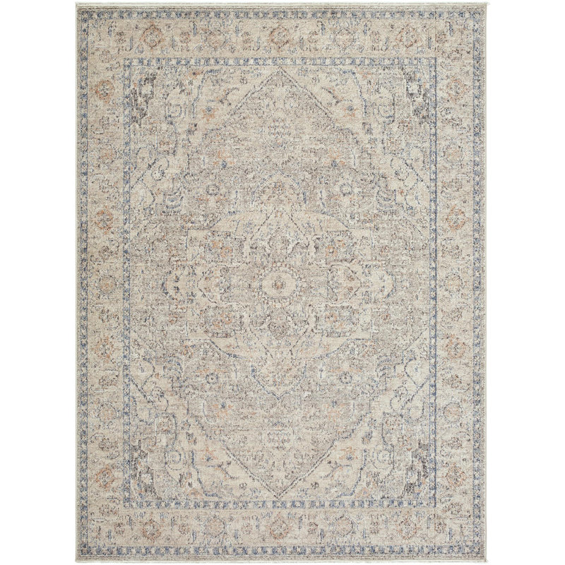 Tapis d'intérieur tissé à la machine Galey Alix x Livabliss Maria Elena I, Rectangle 6 pi 4 po x 9 pi