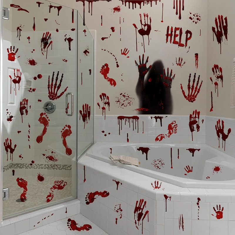 Autocollants muraux amovibles d'Halloween