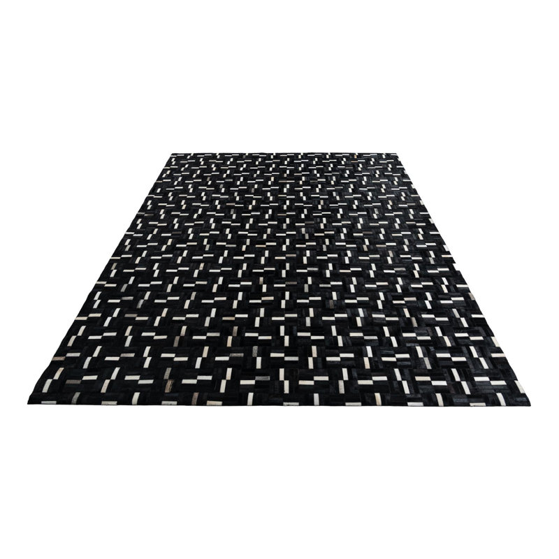 Tapis noir Juliana