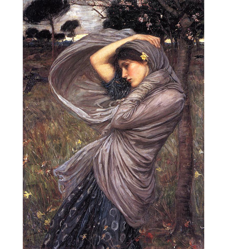 Boreas, 38" H x 28" W