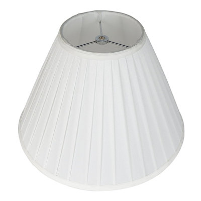 Abat-jour empire en soie / shantung H 11 po x l 16 po (araignée)