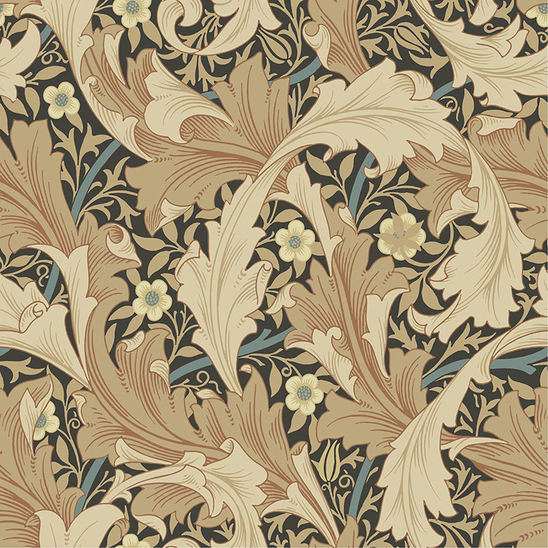 Granville Floral Wallpaper Roll, Apricot