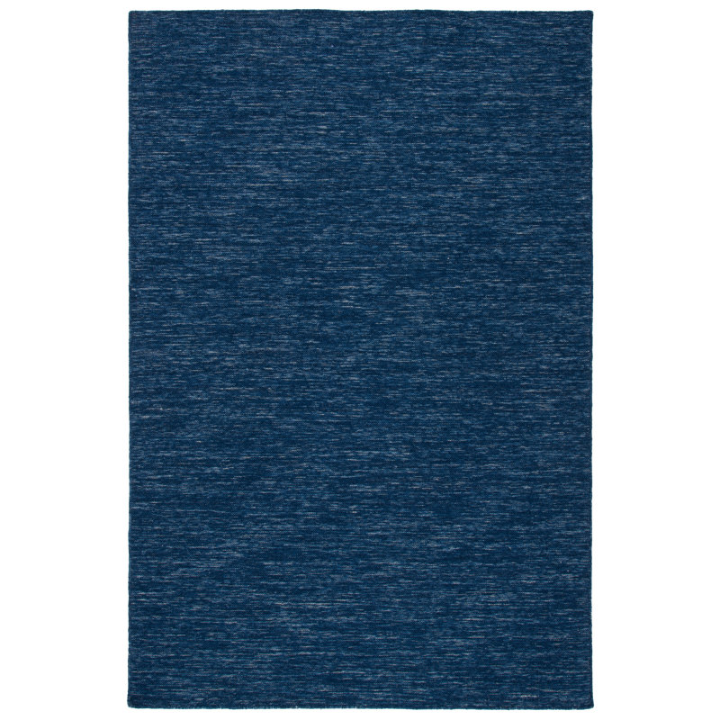 Fitzpatrick Hand Woven New Zealand Wool Solid Color Rug, Rectangle 8' x 10'
