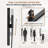 Rodeo 27.5-Inch LED&Music Rainfall Thermostatic Shower System with Slide Bar and 2-in-1 Handheld-97793330
