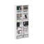 Étagère à DVD Lansing, tablette à CD à 16 niveaux, étagère multimédia avec étagères réglables, meuble de rangement pour DVD 8 x 2 (compatible CD, Blu-ray et disques de jeux), montage facile, pour salon ou bureau, blanc-1812984305