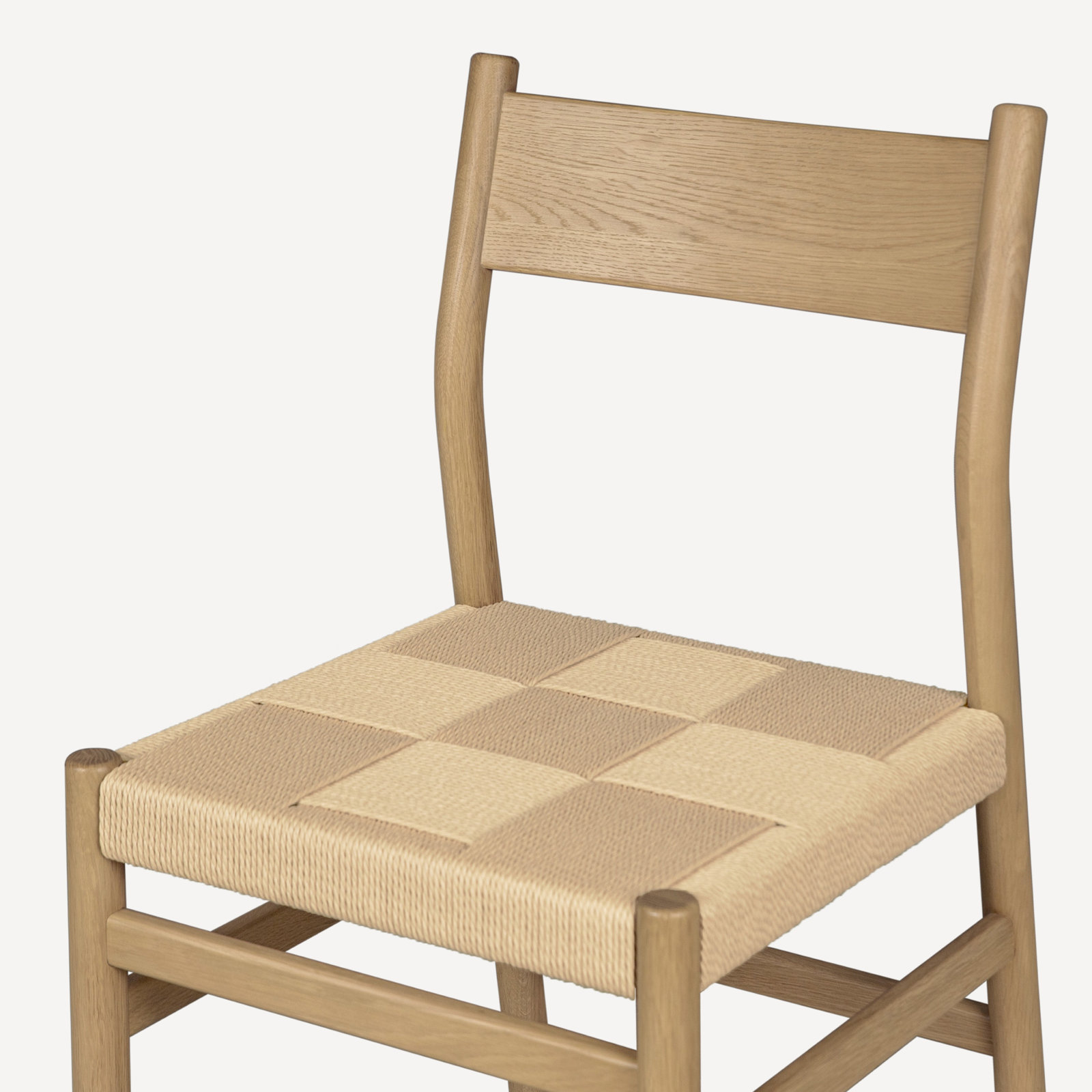 Enna Oak Dining Chair, Natural