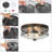 Ifill Seeded Glass Flush Mount