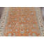 Très bon tabriz à motif floral orange; oriental