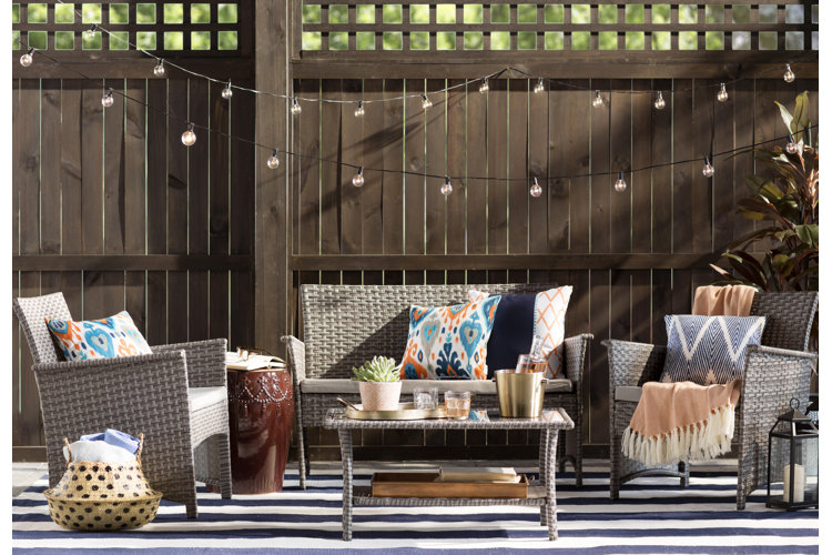 Adding colour, textiles and seating to your outdoor party