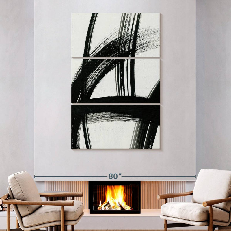Avery Spontaneous IV, 74" H x 48" W