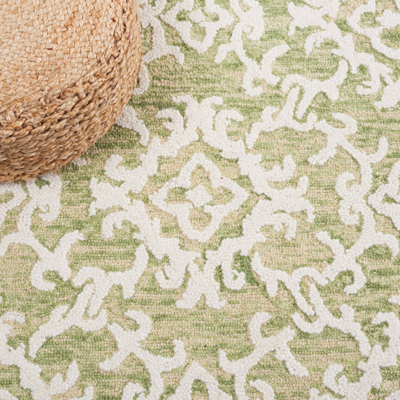 Tapis en laine touffeté à la main Imanol, Rectangle de 5 pi x 8 pi