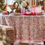 Beatrice Round Tablecloth - Pink And Green-1891657816
