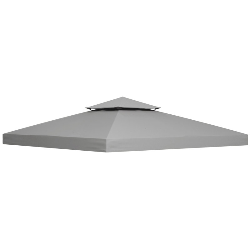 EvoNet LIGHT GREY Polyester Replacement Canopy for Gazebo