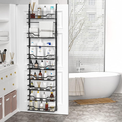 Wall Spice Rack with Adjustable Racks