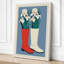 Iris Boots Modern 1 Piece Wrapped Canvas Wall Art-1969690753-1969690782