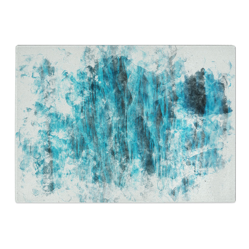 Tempered Glass Edges of the Sea Chopping Board, 20 cm x 28.5 cm