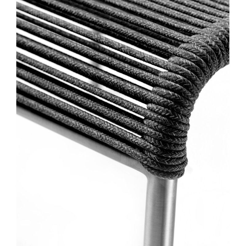 Salto Outdoor Ottoman, Dark Gray