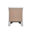 Table de chevet blanc perle pour la chambre à coucher