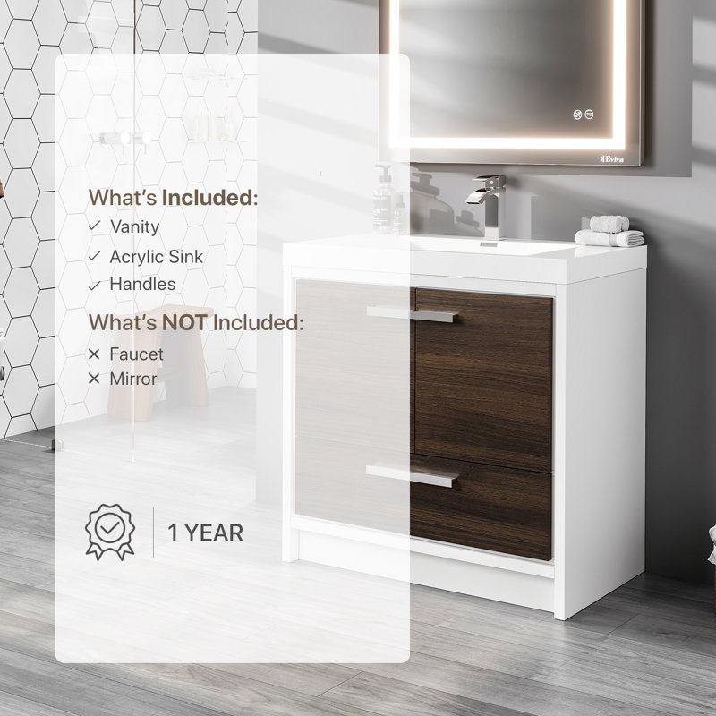 Beiler 36" Single Bathroom Vanity Set