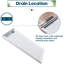 Base de douche simple l 48 po x P 32 po-64131286
