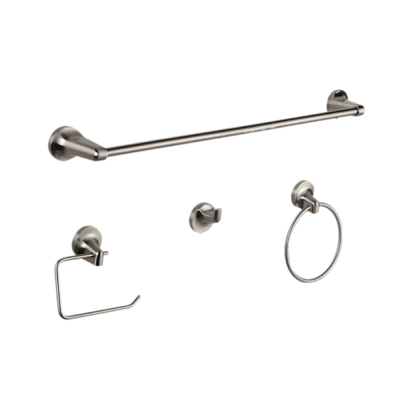 Ensemble de salle de bain Maya, Nickel brossé