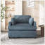 Fauteuil d'appoint surdimensionné
