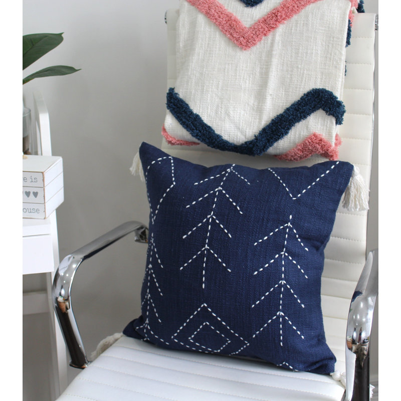 Housse de coussin Designer Kantha