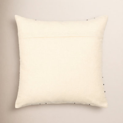 Frida Embroidered Cotton Throw Pillow