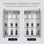 Medicine Cabinet With Mirror Aluminum Bathroom Adjustable Shelf Wall Mounted Or Successed