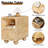 Solid Wood Night Stand, Narrow Night Stand With Drawers, Natural Mid Century Modern Nightstand, Small Beside Table With Open Storage Shelf For Bedroom (12 Inch)-924598017-924598019-938244909