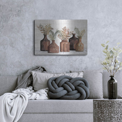 «Spice Amber Still Life 1» par Cindy Jacobs, art mural en métal, 36 po x 24 po