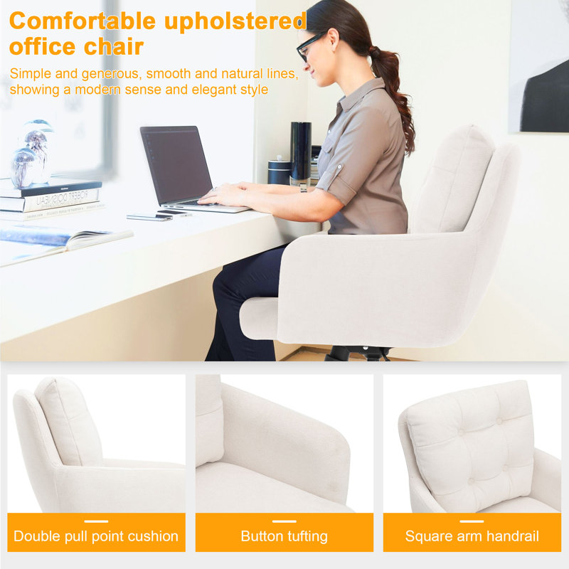 Mercer41 Zareon Polyester Office Chair Reviews Wayfair