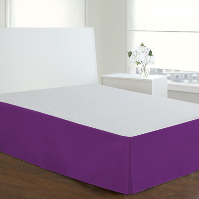 Jupe de lit sur mesure Fresh Ideas avec une longueur de chute de 14 po