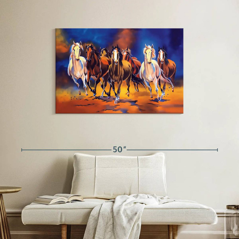 Brampt Vaastu Horses, 26" H x 39" W