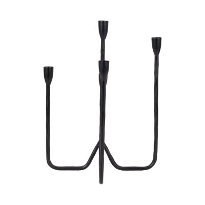 Albright 16'' H Metal Tabletop Candle Holder