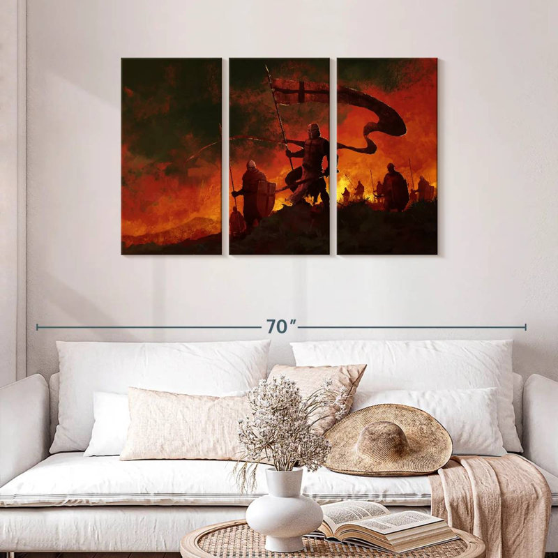 Keiri Medieval War, 28" H x 45" W