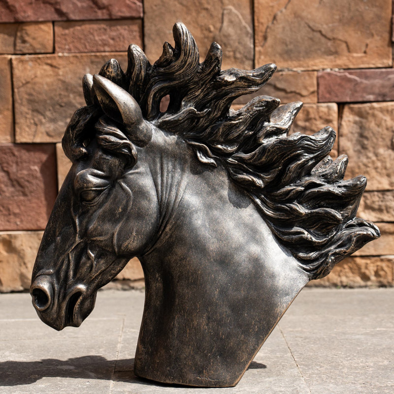 Buste de tête de cheval 22,05 po