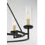 6 - Light Dimmable Wagon Wheel Chandelier