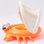 Bébé flottant: créature Sonny la mer - orange néon