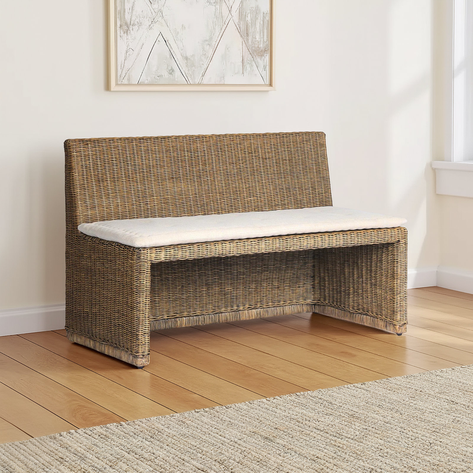 Senna Woven Dining Bench