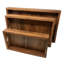 Ensemble de 3 plateaux de service Charene