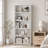 Rectangular Freestanding Adjustable and Anti-tip 6-Tier Bookcase-74708109-89479158