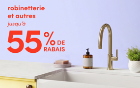 robinetterie et autres en solde