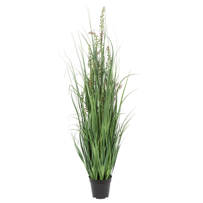 Herbe de mouton verte en PVC et herbe en plastique, H 48 po x l 24 po x P 24 po