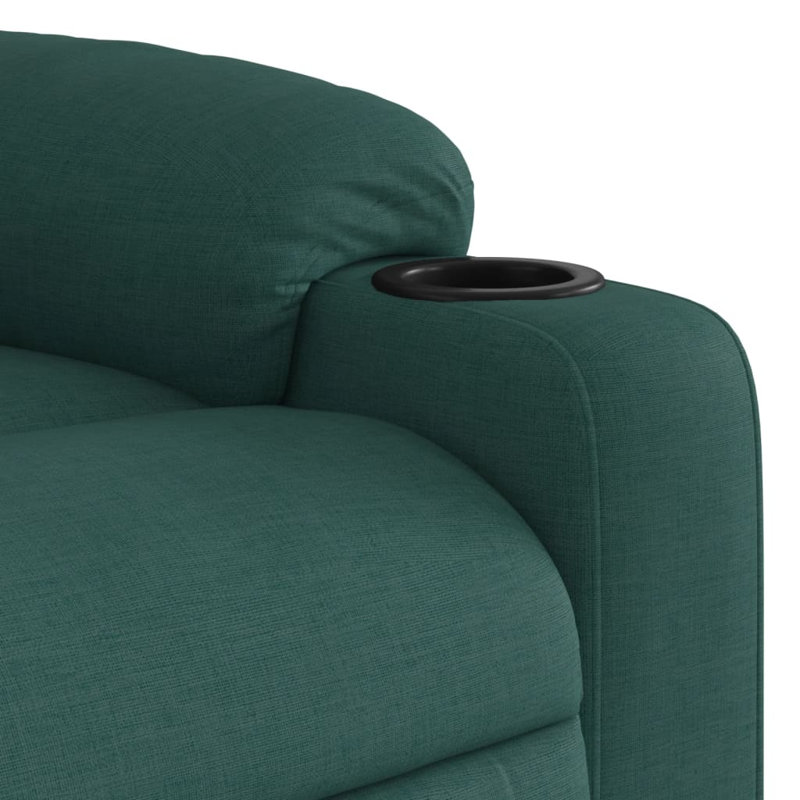 Fauteuil de massage, Polyester vert foncé