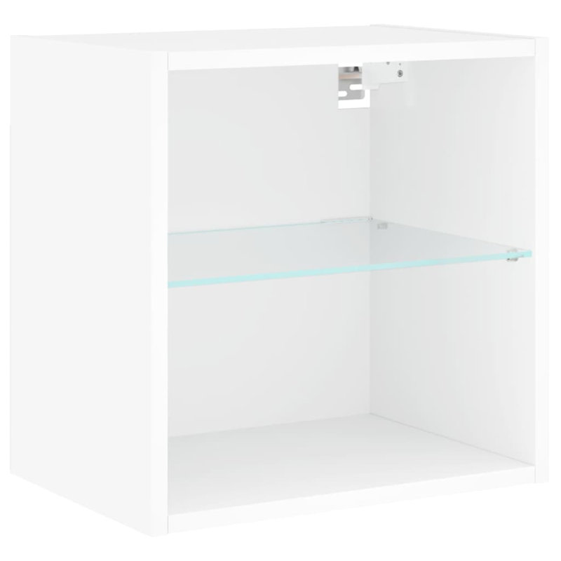 Nitam Unfinished with Fireplace Included, White